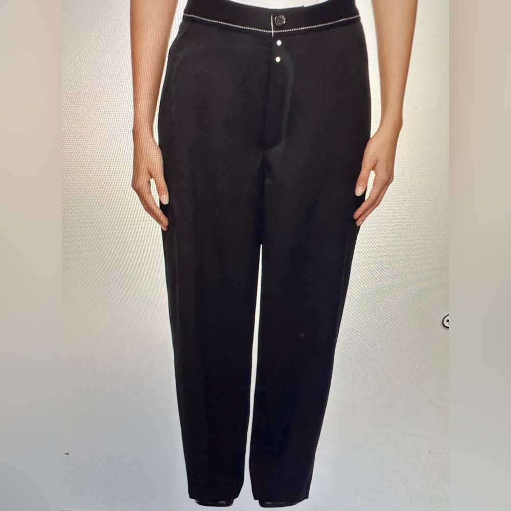 Mm6 black tailored trousers